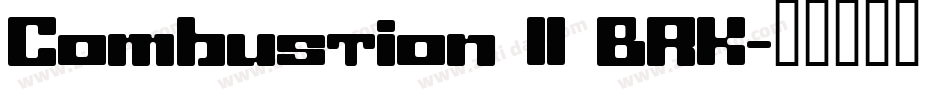 Combustion II BRK字体转换